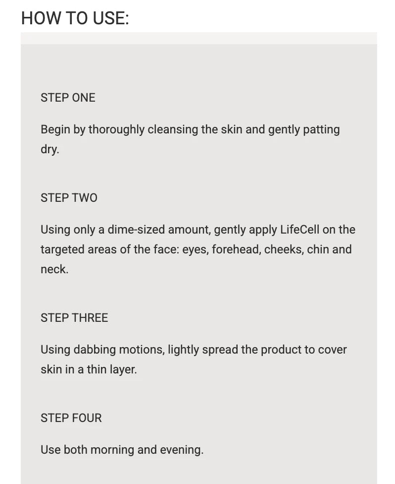 LifeCell All-In-One Anti-Aging Cream (2.54oz/75ml)